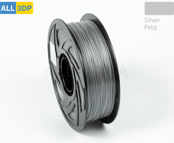 Фото 9 - Серебристый PETG пластик Tronxy для 3D принтера 340м 1 кг | 1,75 мм