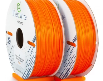 PLA пластик Plexiwire для 3D принтера оранжевый 400м/1.185кг/1.75мм
