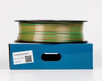 Оранжевый Синий Зеленый Шелковый Пла Пластик | PLA SILK Orange Blue Green1кг | 1.75мм | 330м